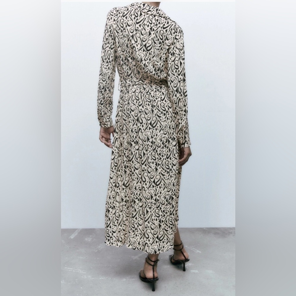 ZARA MIDI MAXI PRINTED SHIRT
DRESS Print l - Picture 7 of 12